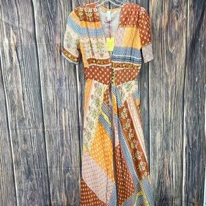 ⭐️Raga open front kimono maxi cover up NWT size XS